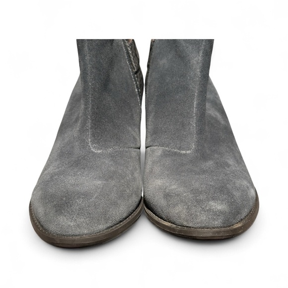 Vionic Naomi Suede Leather Snake-Print Water-Resistant Gray Boots Women’s 7 - Picture 4 of 9